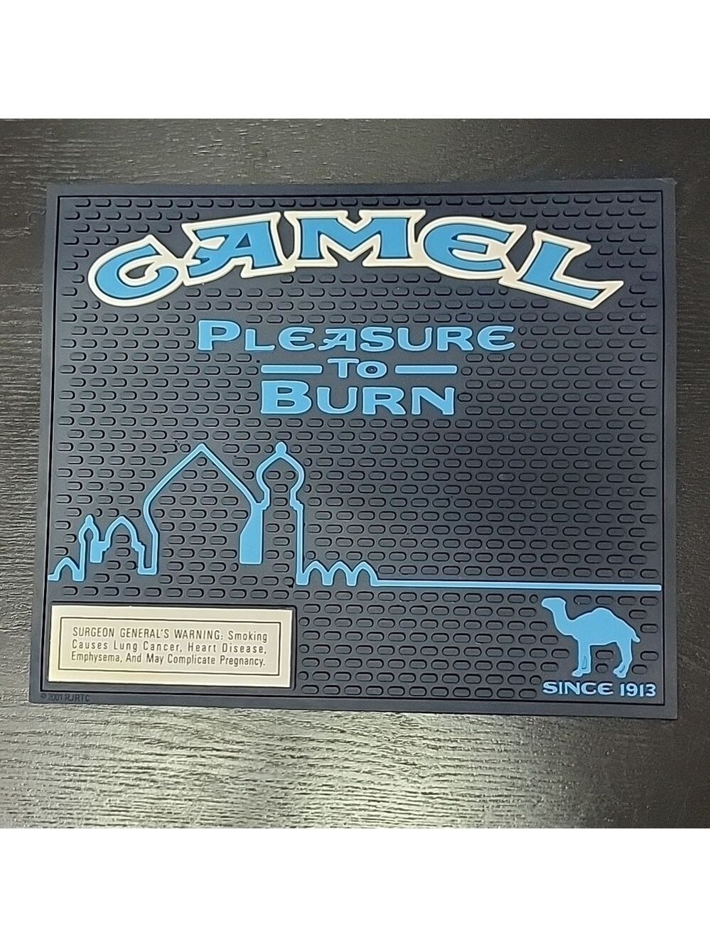 Vintage Camel Pleasure to Burn Bar mat NOS